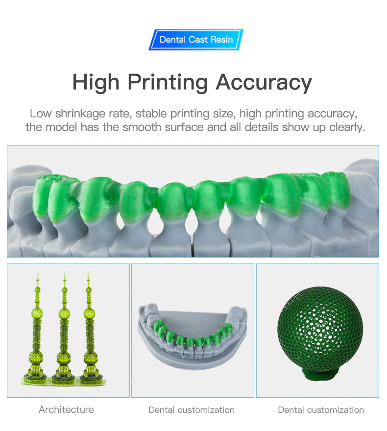 Cast 2.0 Resin for Dental Applications